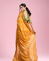 Mohey Women Radiant Mustard Yellow Saree