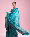 Mohey Women Ravishing Rama Green Saree