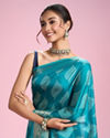 Mohey Women Ravishing Rama Green Saree