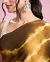 Mohey Women Emerald Enigma Satin Saree