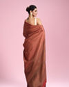 Mohey Women Orange Allure Radiant Saree