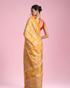Mohey Women Radiant Mustard Yellow Saree