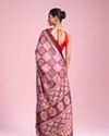 Mohey Women Enchanting Wine Saree