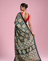 Mohey Women Dark Green Elegance Saree