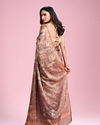 Mohey Women Fawn Peach Elegant Affair Saree