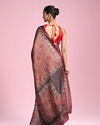 Mohey Women Radiant Rust Red Saree