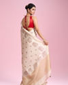 Mohey Women Ivory Elegance Saree