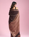 Mohey Women Elegant Brown Saree