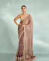 Purple Enchantment Organza Saree