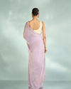 Mohey Women Purple Organza Splendor Saree