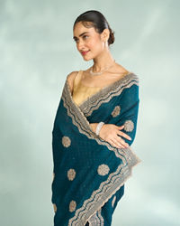 Mohey Women Emerald Aura Saree