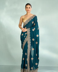 Mohey Women Emerald Aura Saree
