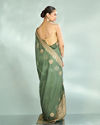 Mohey Women Pista Green Opulence Saree
