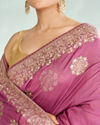Mohey Women Purple Enchantment Saree