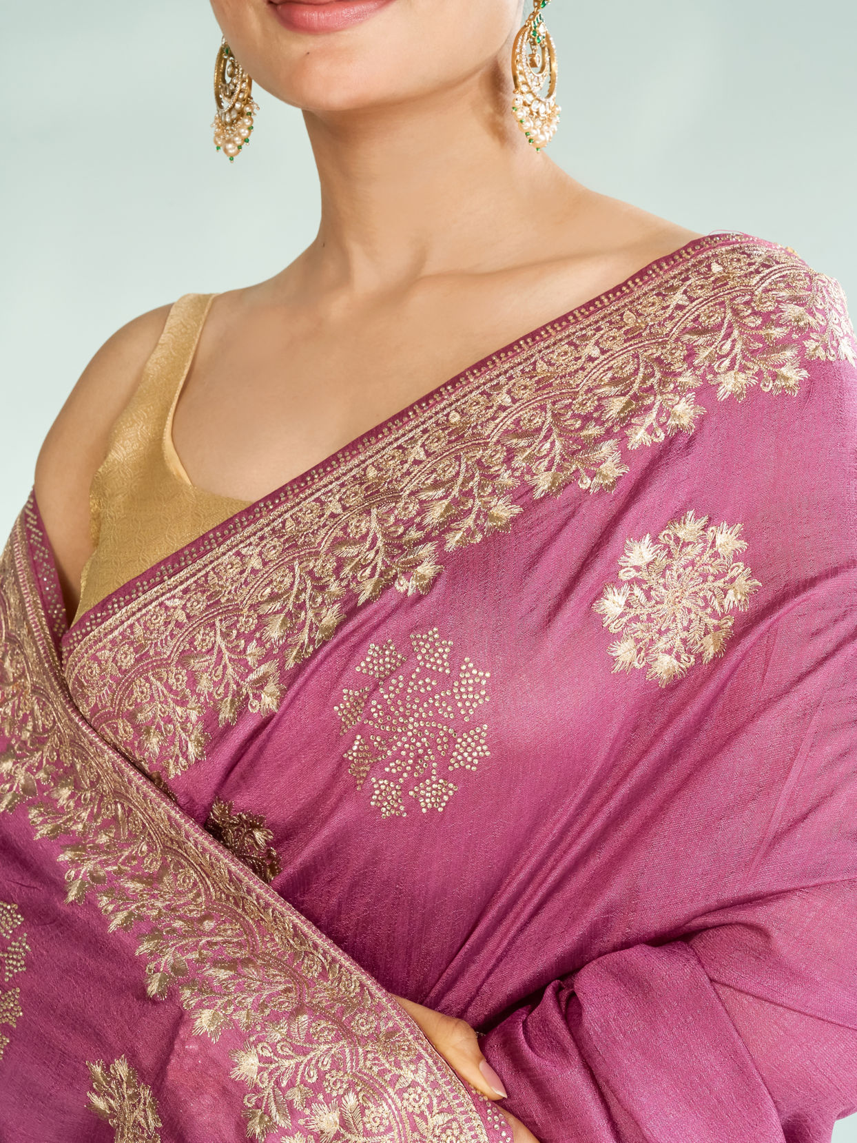 Mohey Women Purple Enchantment Saree