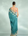 Mohey Women Elegant Light Blue Saree