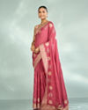 Mohey Women Pink Elegance Saree