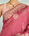 Mohey Women Pink Elegance Saree