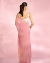 Mohey Women Radiant Pink Organza Saree