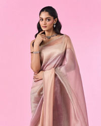 Mohey Women Purple Palette Organza Saree