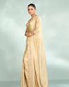 Mohey Women Cream Divine Elegance Saree