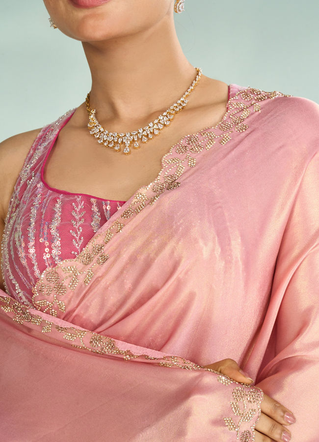 Mohey Women Radiant Pink Saree
