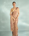 Mohey Women Dusty Pink Celestial Saree