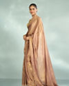 Mohey Women Dusty Pink Celestial Saree