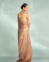Mohey Women Dusty Pink Celestial Saree