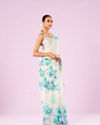 Mohey Women Green Organza Saree