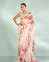 Elegant Pink Organza Saree Collection