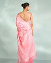 Mohey Women Pink Serenity Art Silk Saree