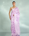 Purple Elegance Art Silk Saree