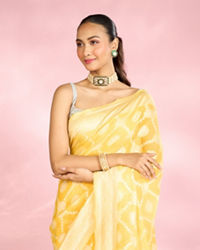 Mohey Women Sunshine Hue Designer Saree