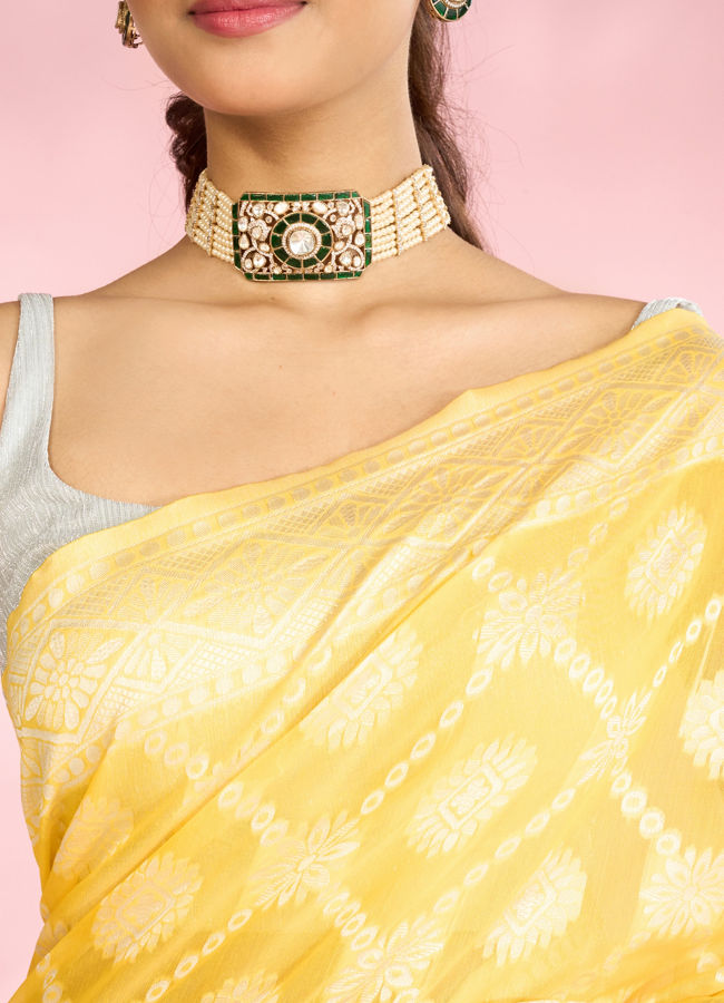 Mohey Women Sunshine Hue Designer Saree