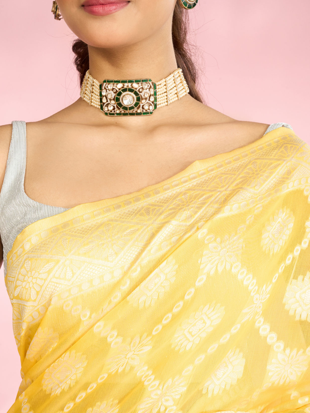 Mohey Women Sunshine Hue Designer Saree