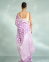 Mohey Women Lilac Elegance Art Silk Saree