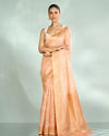 Peach Radiance Art Silk Saree