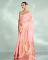 Mohey Women Pink Elegance Radiant Saree