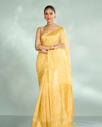 Mohey Women Sun Kissed Radiance Yellow Saree
