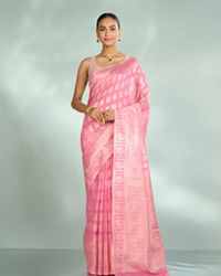 Mohey Women Eternal Pink Elegance Saree