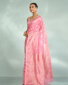 Mohey Women Eternal Pink Elegance Saree
