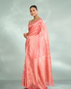 Mohey Women Pink Aesthetic Saree