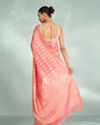 Mohey Women Pink Aesthetic Saree