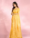Mohey Women Sunny Yellow Elegance Saree