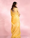 Mohey Women Sunny Yellow Elegance Saree