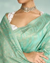 Mohey Women Emerald Elegance Art Silk Saree