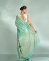 Mohey Women Emerald Elegance Art Silk Saree