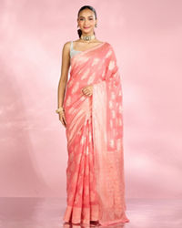 Mohey Women Gajree Pink Festive Saree