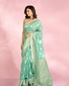 Mohey Women Sea Green Enchantress Saree